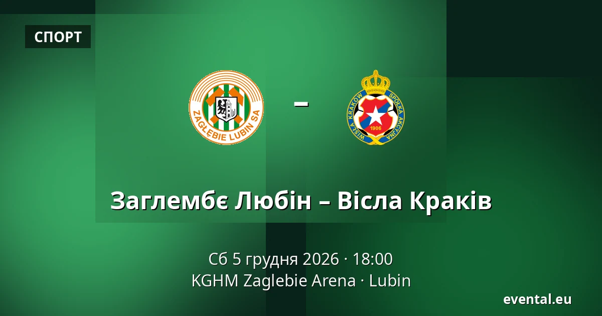 Заглембє Любін – Вісла Краків — KGHM Zaglebie Arena, Lubin