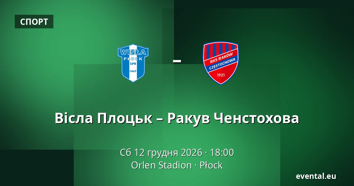 Вісла Плоцьк – Ракув Ченстохова — Orlen Stadion, Płock