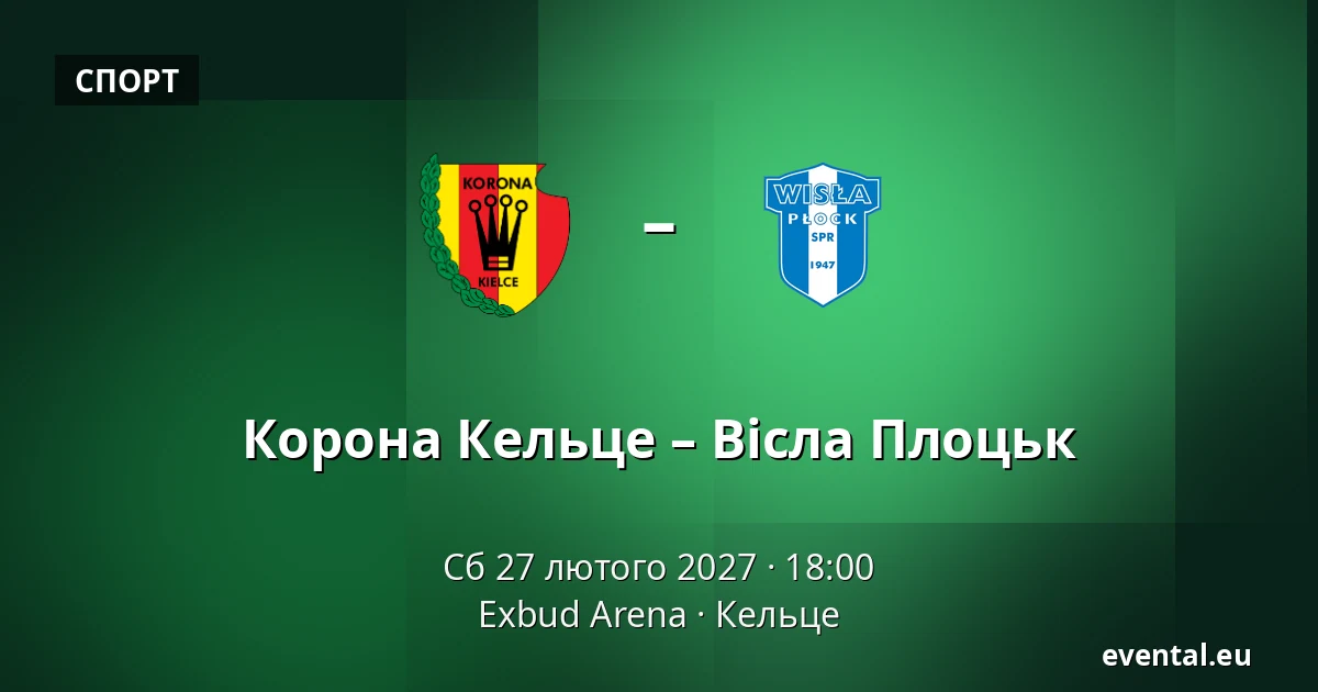Корона Кельце – Вісла Плоцьк — Exbud Arena, Кельце