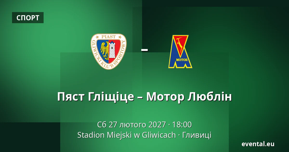 Пяст Гліщіце – Мотор Люблін — Stadion Miejski w Gliwicach, Гливиці