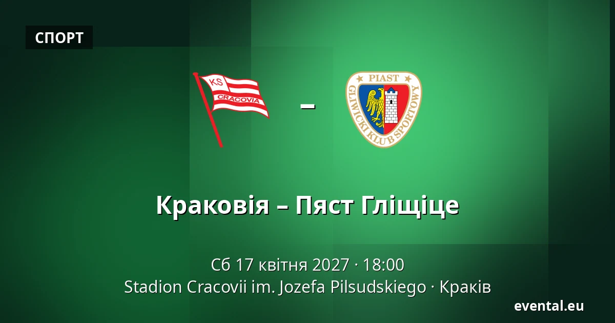 Краковія – Пяст Гліщіце — Stadion Cracovii im. Jozefa Pilsudskiego, Краків