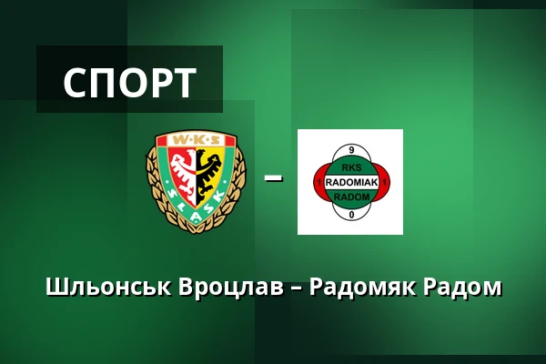 Шльонськ Вроцлав – Радомяк Радом — Tarczynski Arena, Вроцлав