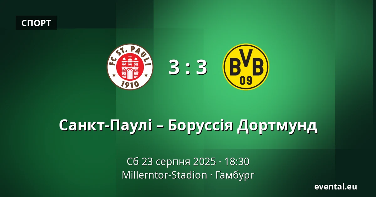 Санкт-Паулі – Боруссія Дортмунд — Millerntor-Stadion, Гамбург