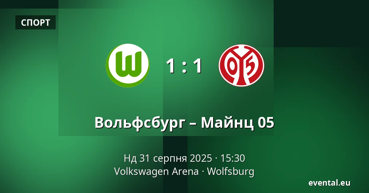 Вольфсбург – Майнц 05 — Volkswagen Arena, Wolfsburg