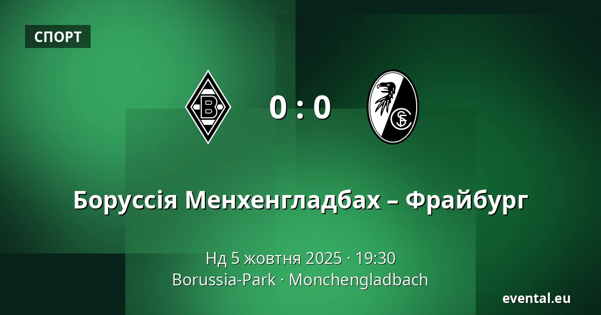 Боруссія Менхенгладбах – Фрайбург — Borussia-Park, Monchengladbach
