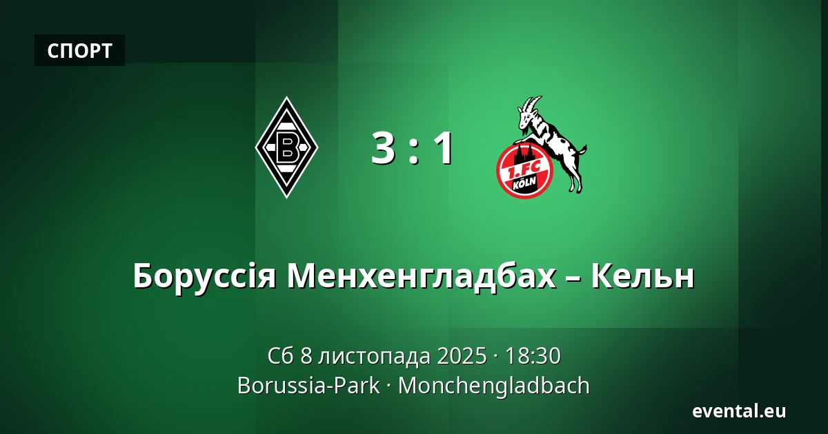 Боруссія Менхенгладбах – Кельн — Borussia-Park, Monchengladbach