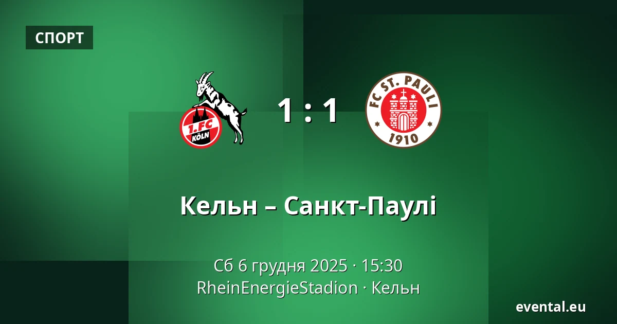 Кельн – Санкт-Паулі — RheinEnergieStadion, Кельн