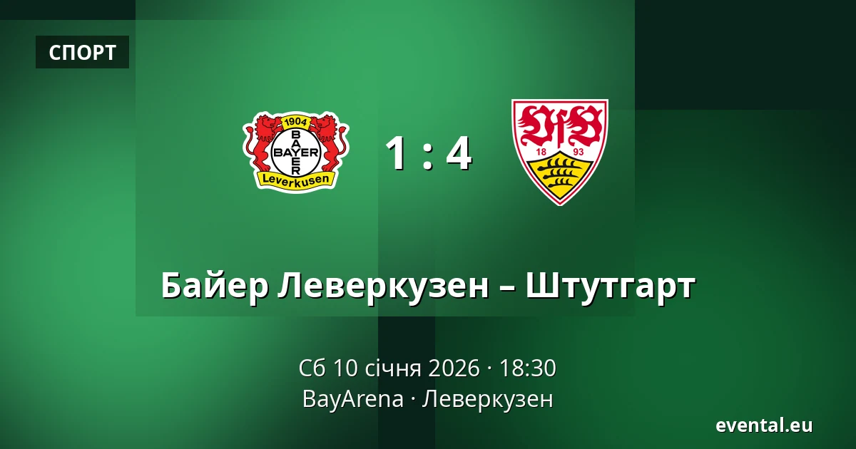 Байер Леверкузен – Штутгарт — BayArena, Леверкузен