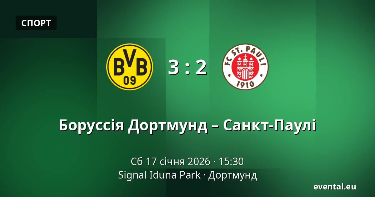 Боруссія Дортмунд – Санкт-Паулі — Signal Iduna Park, Дортмунд