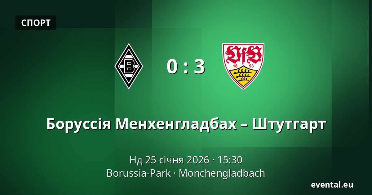 Боруссія Менхенгладбах – Штутгарт — Borussia-Park, Monchengladbach