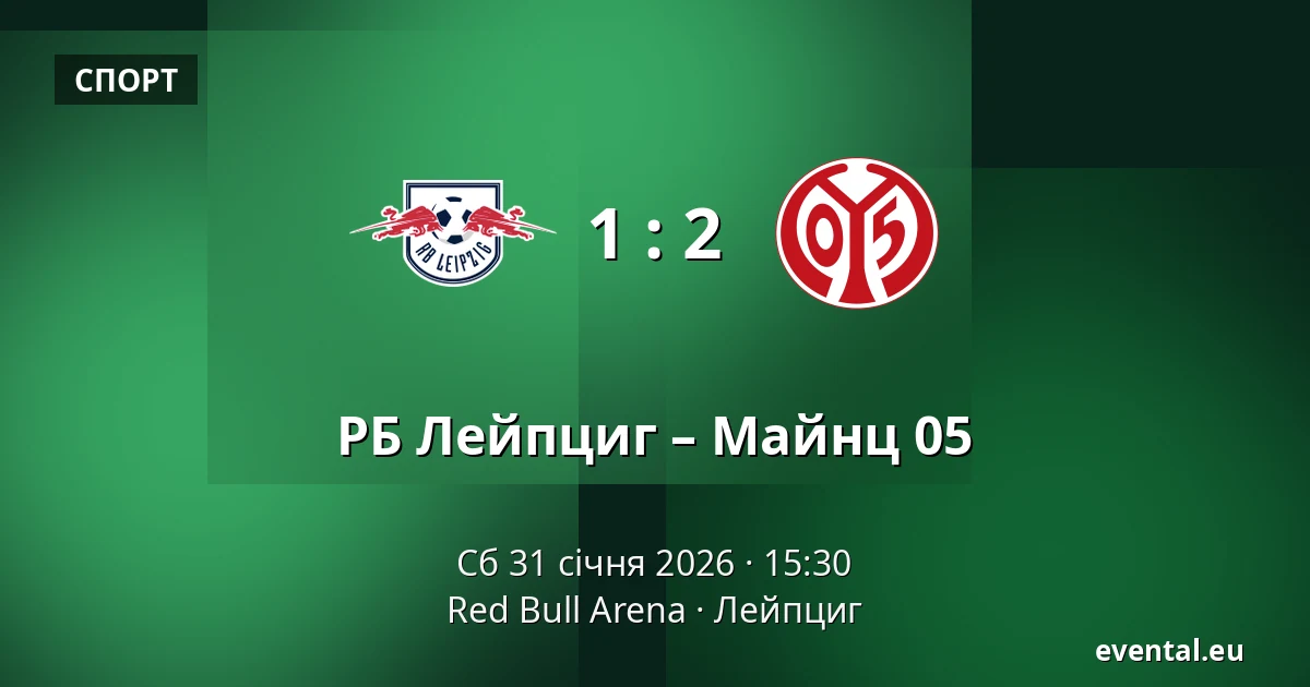 РБ Лейпциг – Майнц 05 — Red Bull Arena, Лейпциг