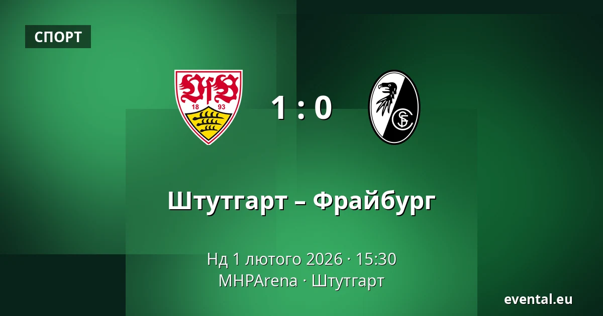 Штутгарт – Фрайбург — MHPArena, Штутгарт
