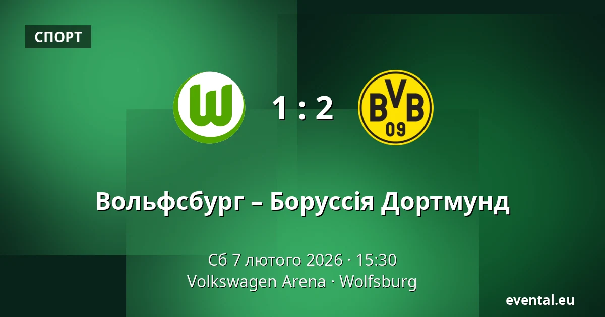 Вольфсбург – Боруссія Дортмунд — Volkswagen Arena, Wolfsburg