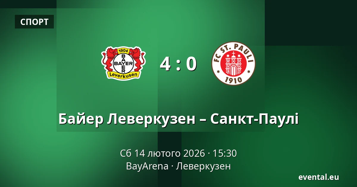 Байер Леверкузен – Санкт-Паулі — BayArena, Леверкузен
