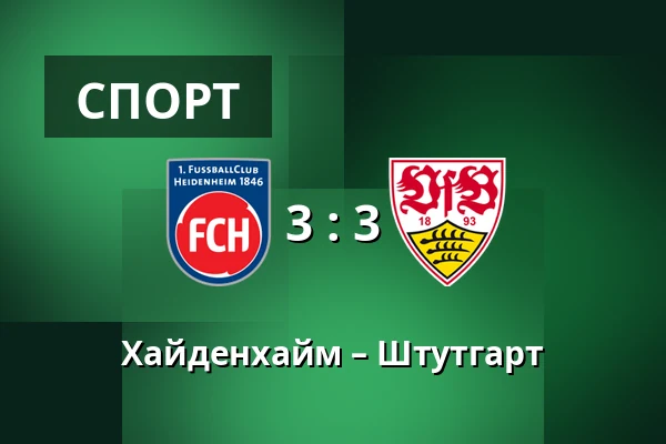 Хайденхайм – Штутгарт — Voith-Arena, Heidenheim an der Brenz