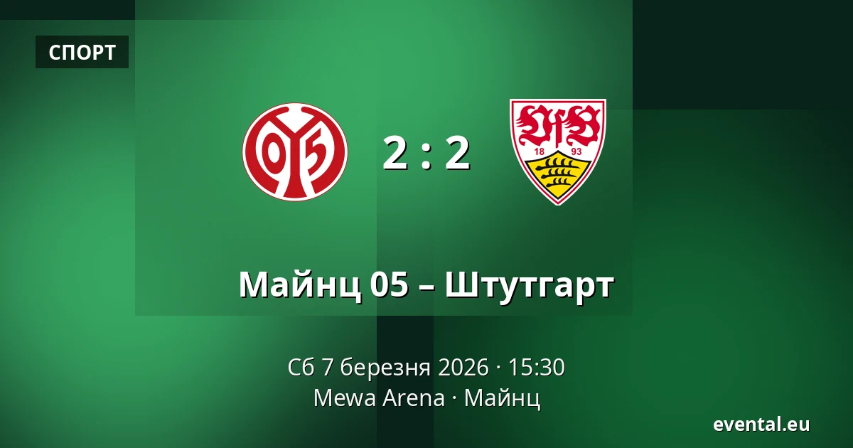 Майнц 05 – Штутгарт — Mewa Arena, Майнц