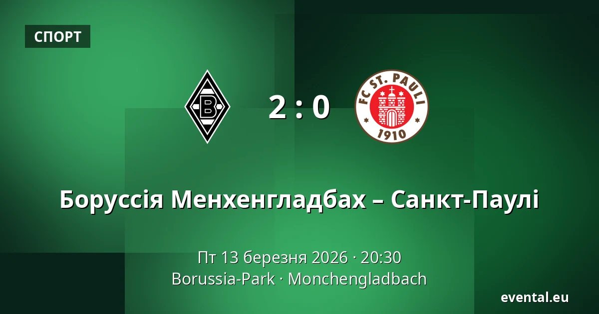 Боруссія Менхенгладбах – Санкт-Паулі — Borussia-Park, Monchengladbach