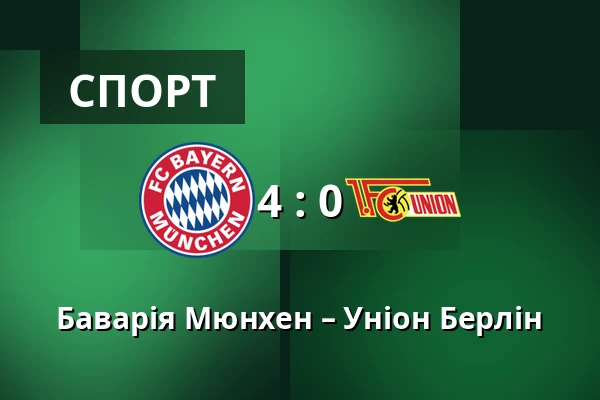 Баварія Мюнхен – Уніон Берлін — Allianz Arena, Мюнхен
