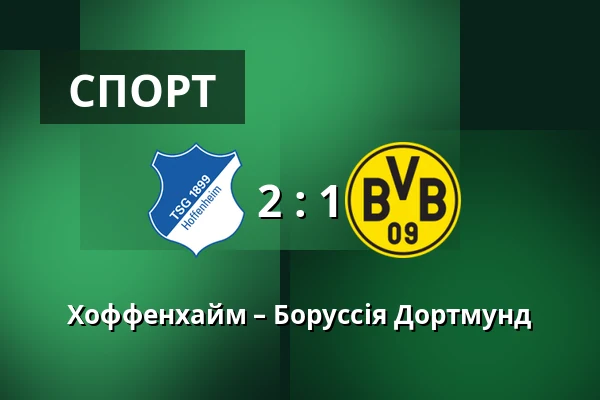Хоффенхайм – Боруссія Дортмунд — PreZero Arena, Sinsheim