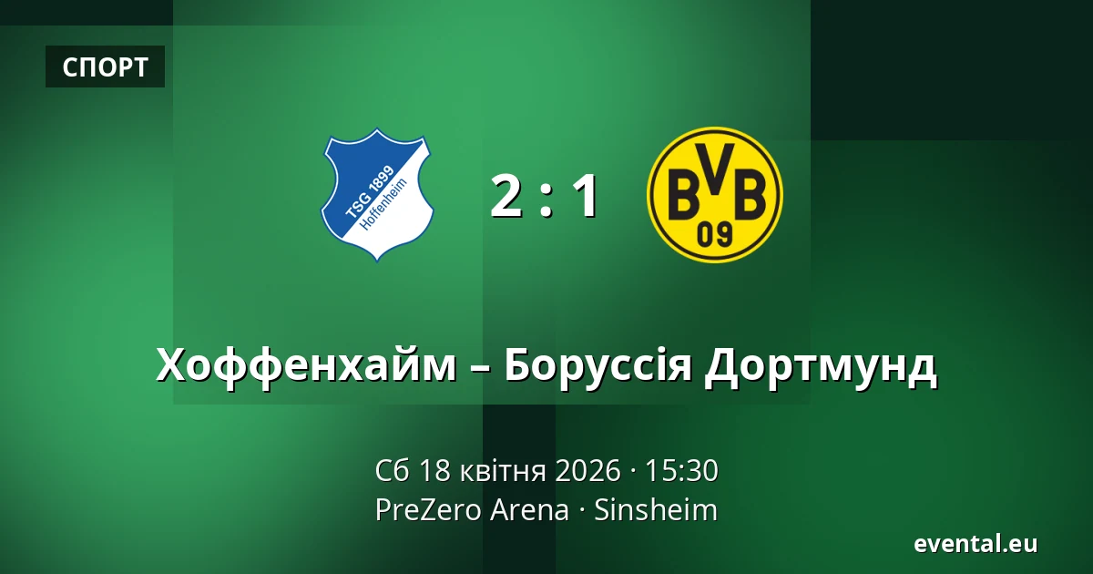 Хоффенхайм – Боруссія Дортмунд — PreZero Arena, Sinsheim