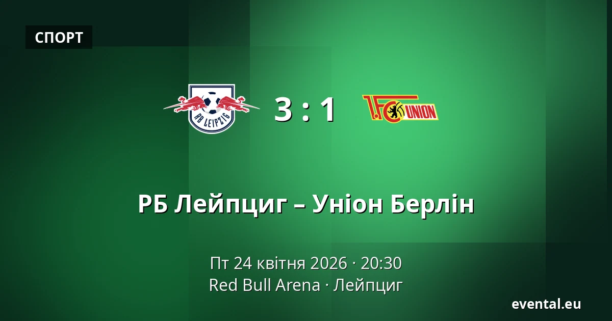 РБ Лейпциг – Уніон Берлін — Red Bull Arena, Лейпциг