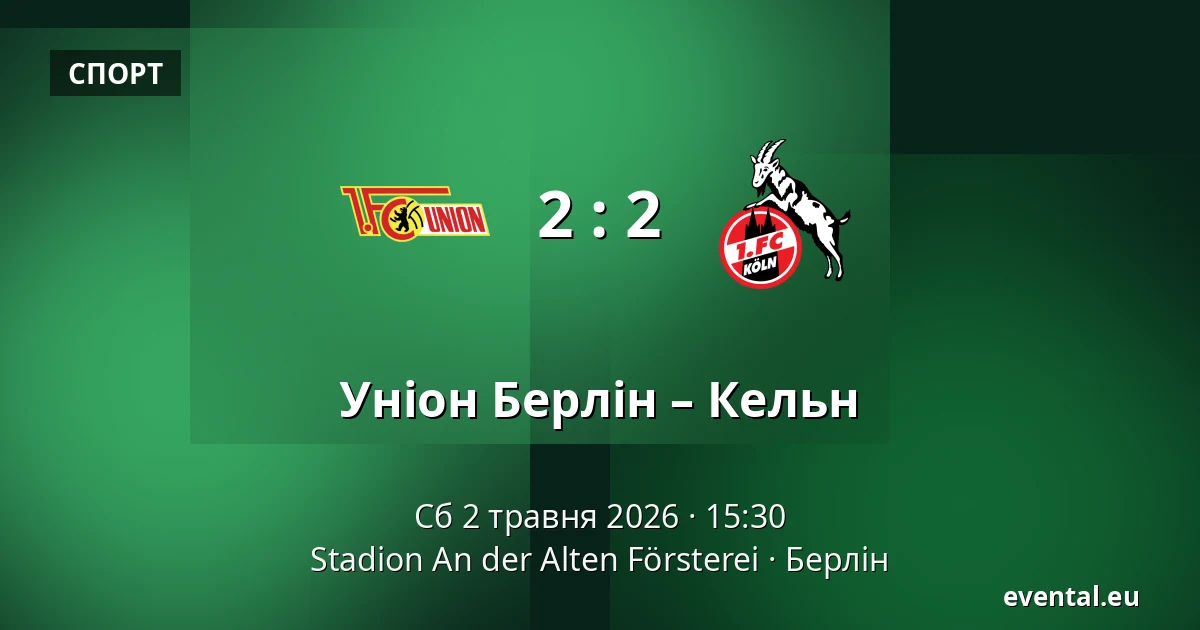 Уніон Берлін – Кельн — Stadion An der Alten Försterei, Берлін