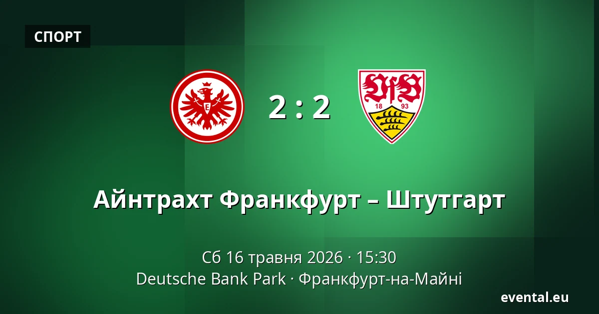 Айнтрахт Франкфурт – Штутгарт — Deutsche Bank Park, Франкфурт-на-Майні