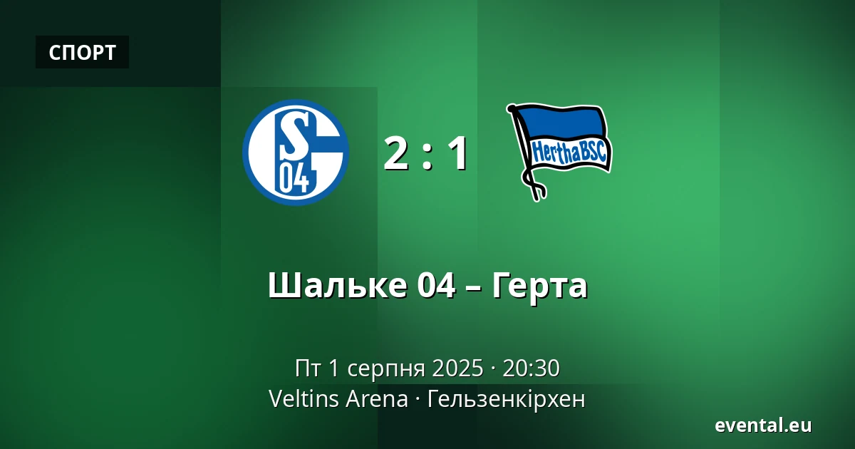 Шальке 04 – Герта — Veltins Arena, Гельзенкірхен