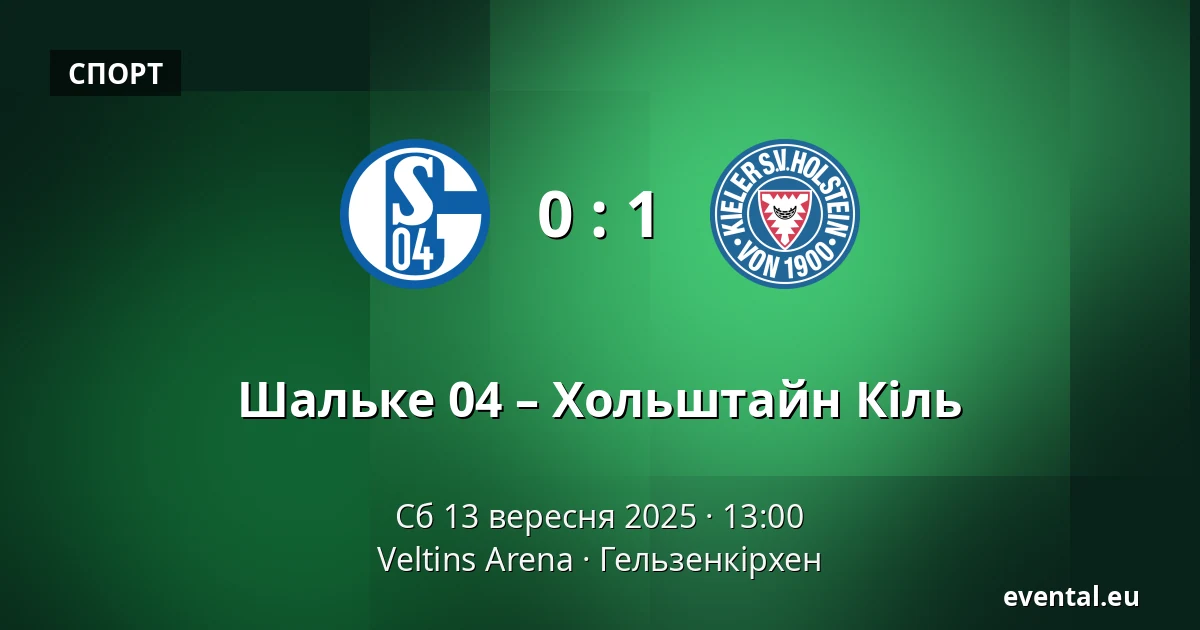 Шальке 04 – Хольштайн Кіль — Veltins Arena, Гельзенкірхен