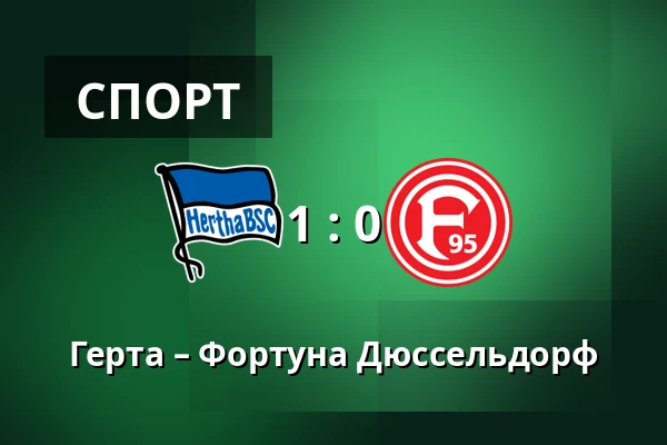 Герта – Фортуна Дюссельдорф — Olympiastadion, Берлін