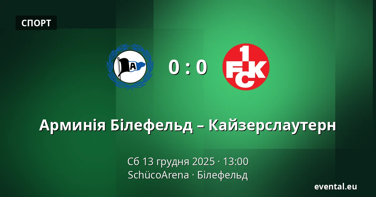 Арминія Білефельд – Кайзерслаутерн — SchücoArena, Білефельд