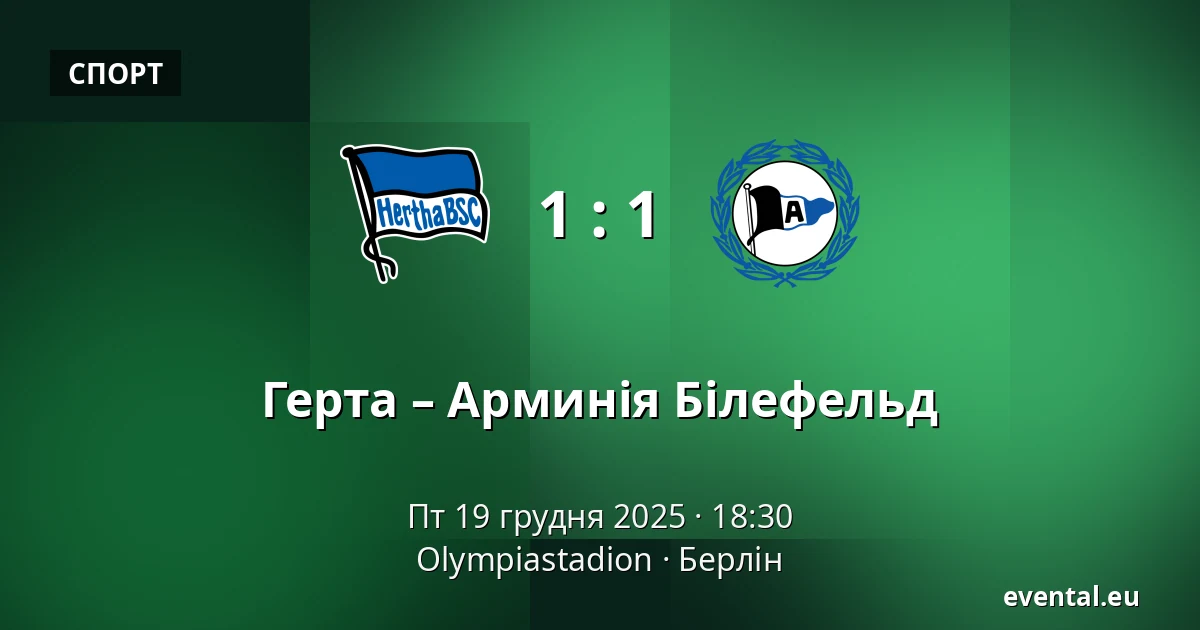Герта – Арминія Білефельд — Olympiastadion, Берлін