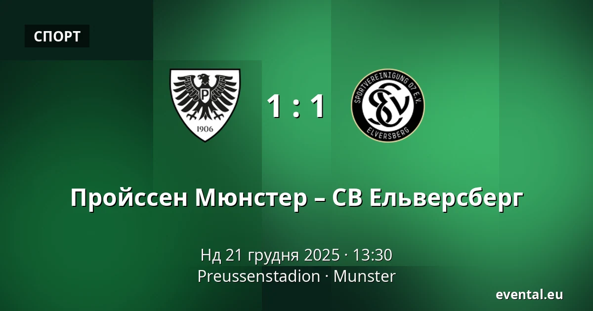 Пройссен Мюнстер – СВ Ельверсберг — Preussenstadion, Munster
