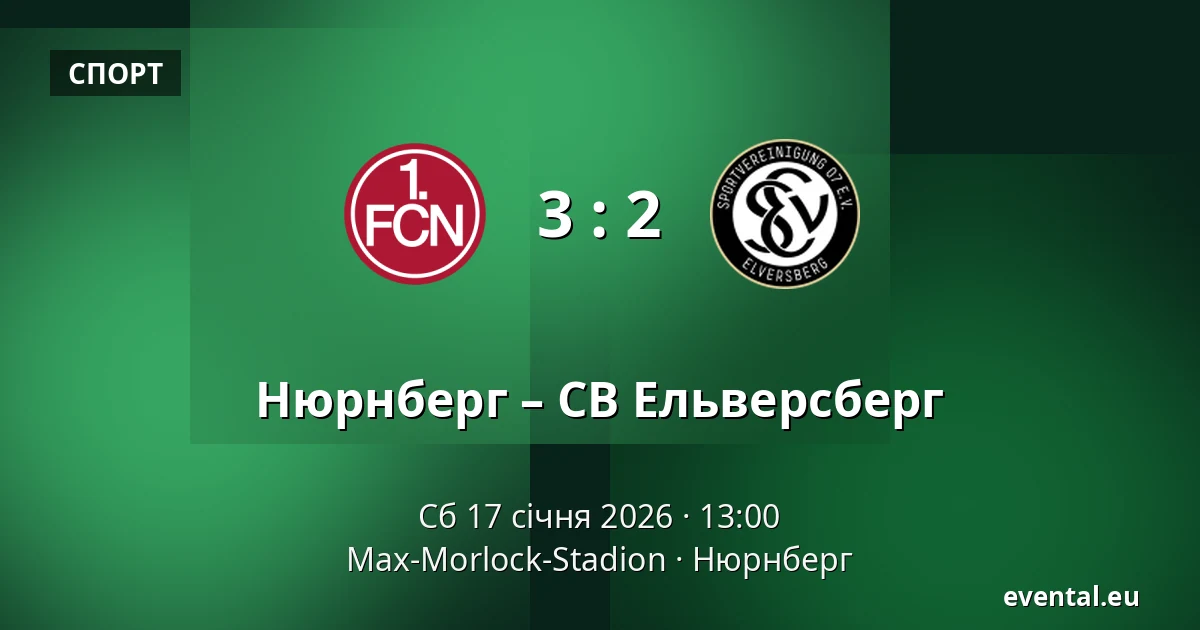 Нюрнберг – СВ Ельверсберг — Max-Morlock-Stadion, Нюрнберг