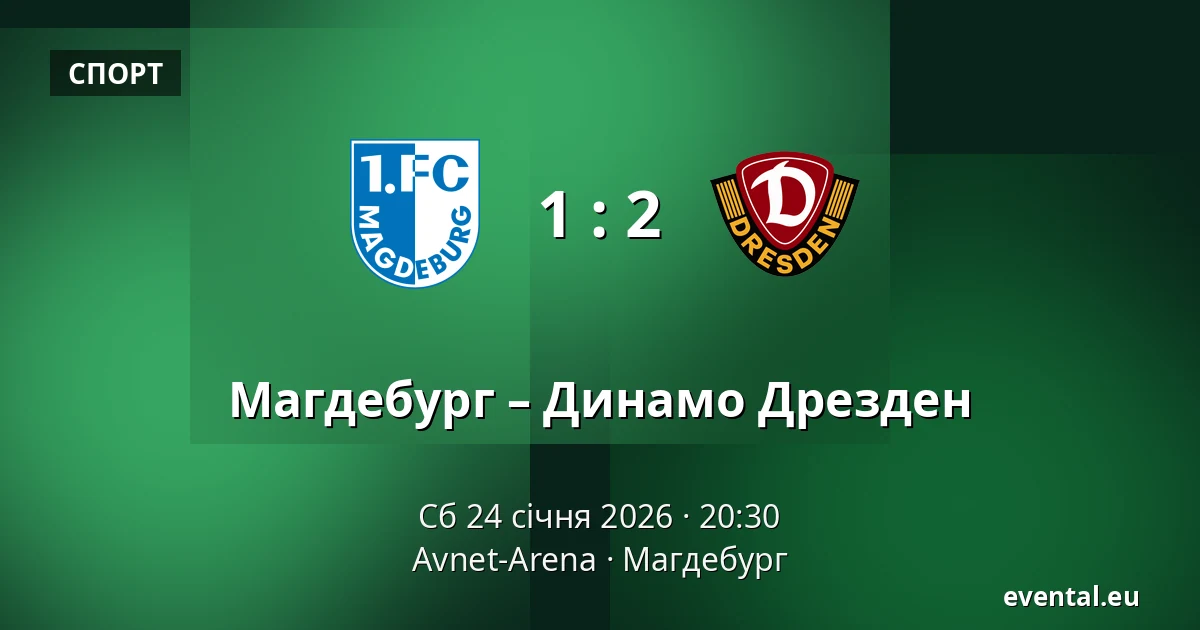 Магдебург – Динамо Дрезден — Avnet-Arena, Магдебург