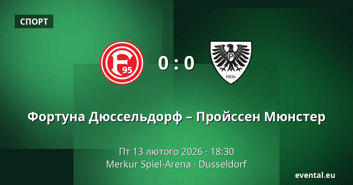Фортуна Дюссельдорф – Пройссен Мюнстер — Merkur Spiel-Arena, Dusseldorf