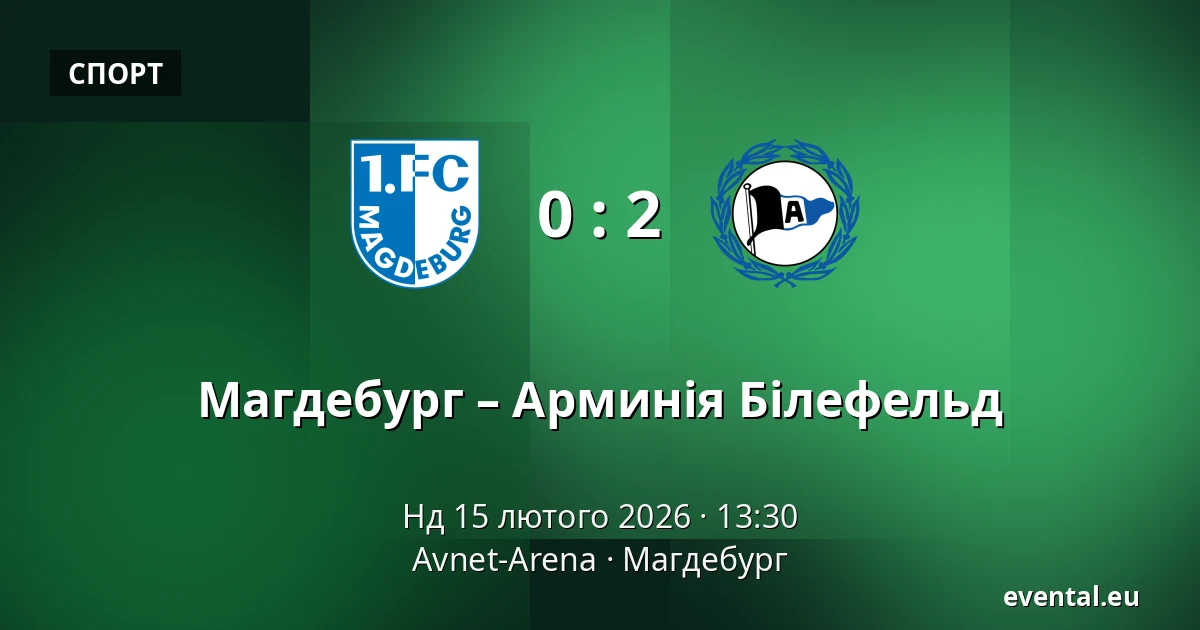 Магдебург – Арминія Білефельд — Avnet-Arena, Магдебург