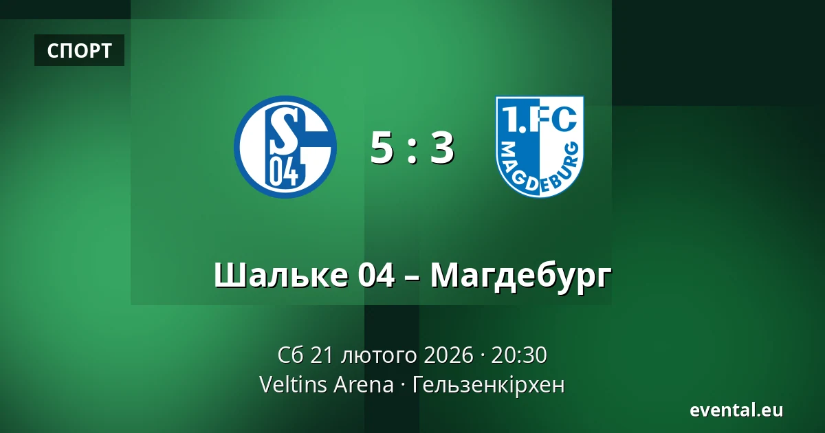 Шальке 04 – Магдебург — Veltins Arena, Гельзенкірхен