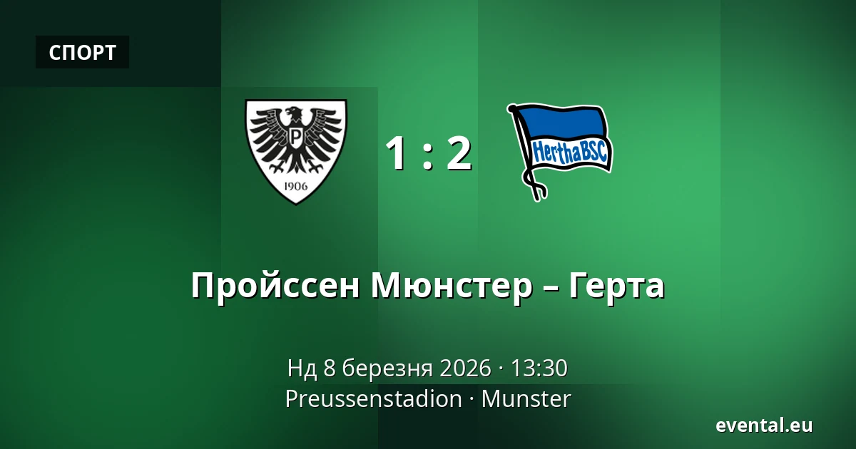 Пройссен Мюнстер – Герта — Preussenstadion, Munster