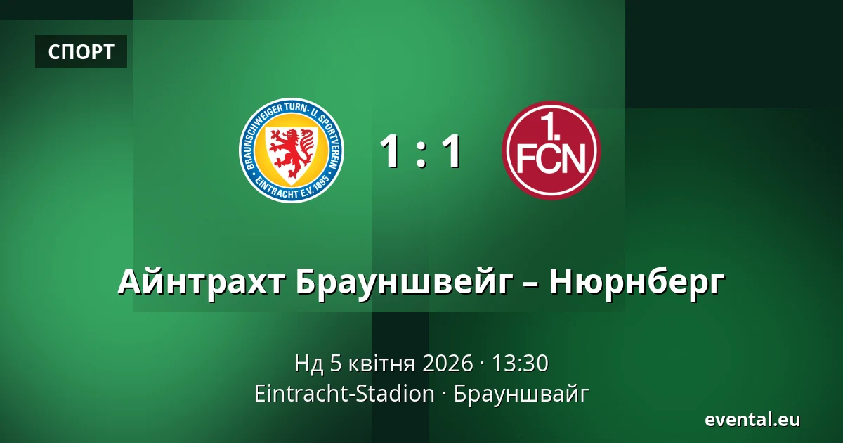 Айнтрахт Брауншвейг – Нюрнберг — Eintracht-Stadion, Брауншвайг