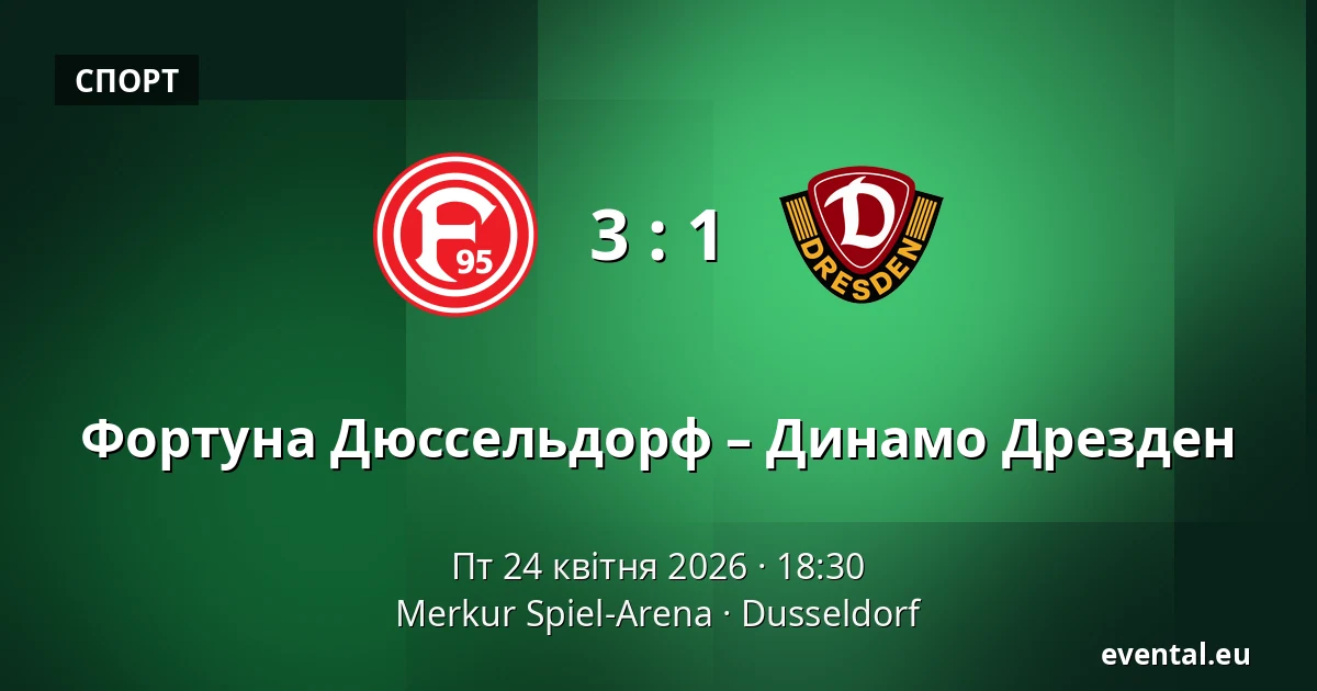 Фортуна Дюссельдорф – Динамо Дрезден — Merkur Spiel-Arena, Dusseldorf
