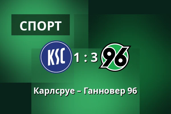 Карлсруе – Ганновер 96 — BBBank Wildpark, Карлсруе