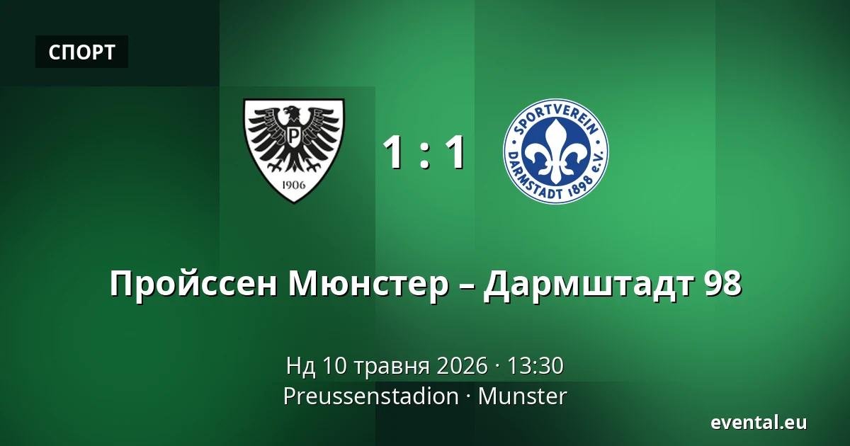 Пройссен Мюнстер – Дармштадт 98 — Preussenstadion, Munster