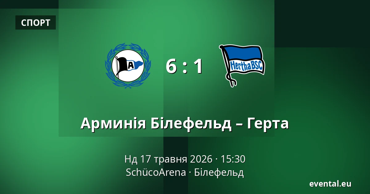 Арминія Білефельд – Герта — SchücoArena, Білефельд