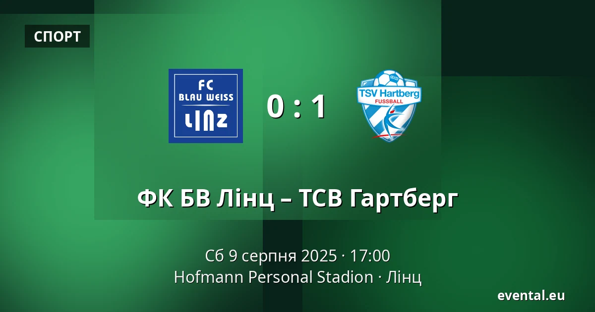 ФК БВ Лінц – ТСВ Гартберг — Hofmann Personal Stadion, Лінц