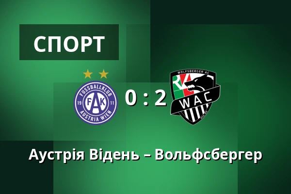 Аустрія Відень – Вольфсбергер — Generali Arena, Відень