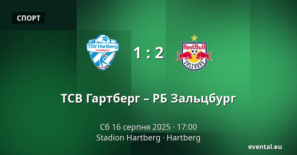 ТСВ Гартберг – РБ Зальцбург — Stadion Hartberg, Hartberg