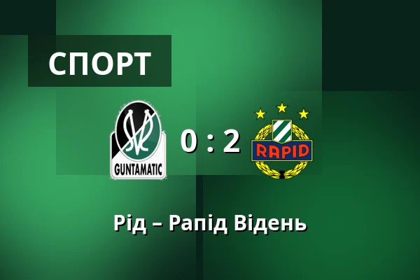 Рід – Рапід Відень — Innviertel Arena, Ried
