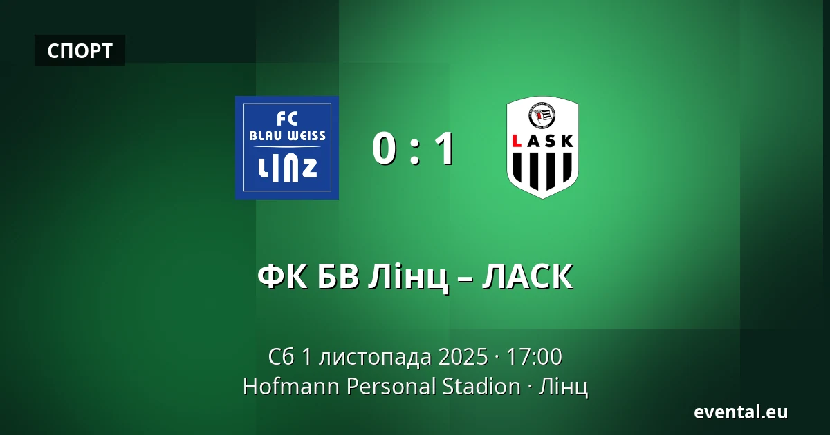 ФК БВ Лінц – ЛАСК — Hofmann Personal Stadion, Лінц