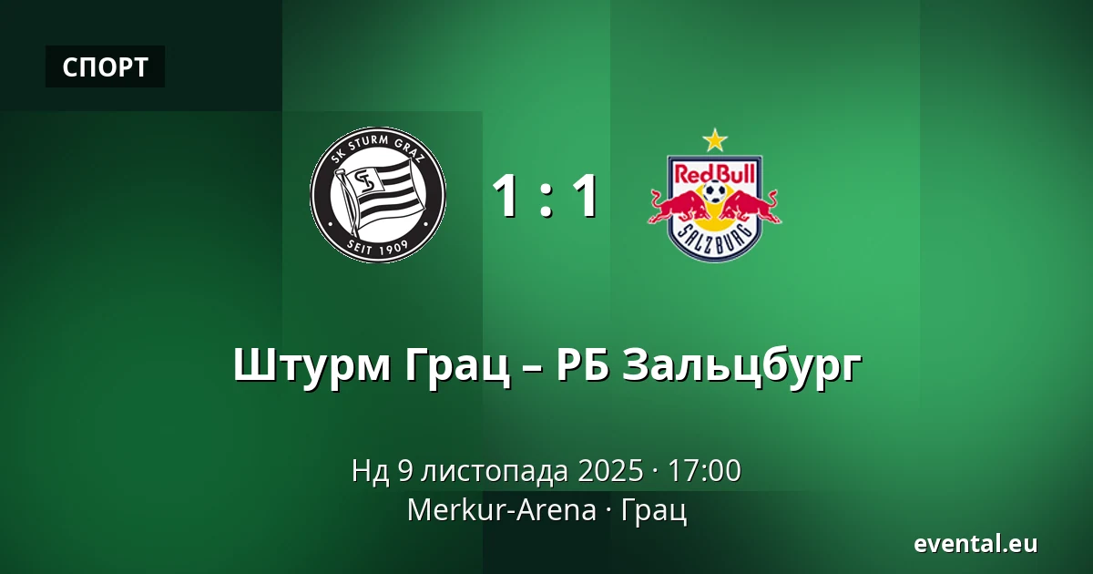 Штурм Грац – РБ Зальцбург — Merkur-Arena, Грац